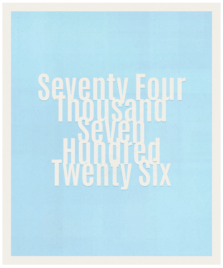 Count #74726