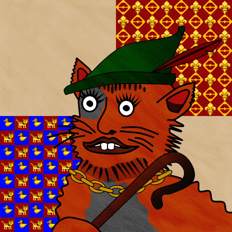 Famous Medieval Cat #104