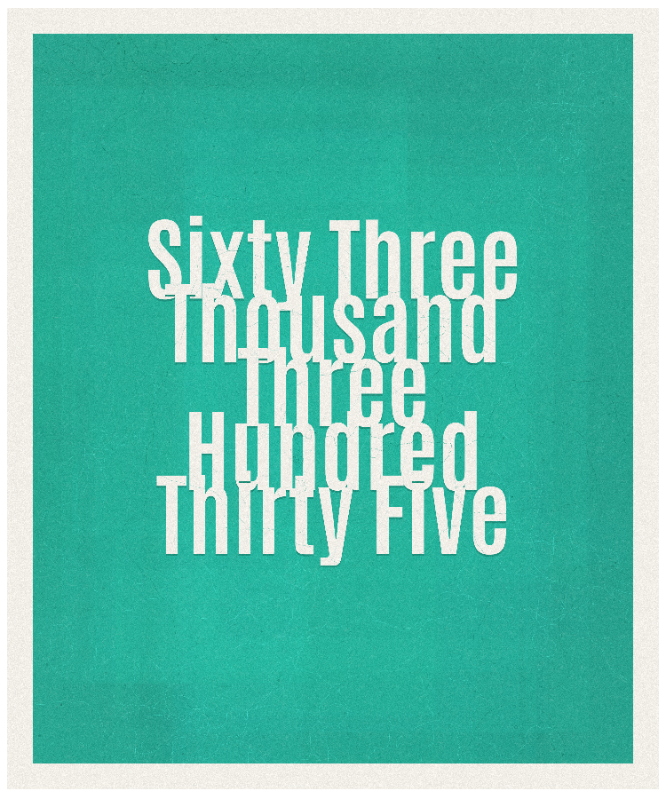 Count #63335