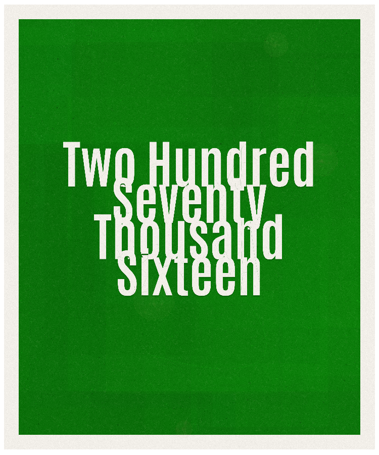 Count #270016