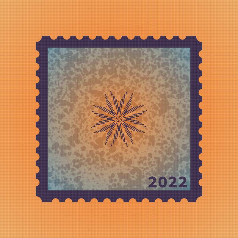 Snowflake stamp #10