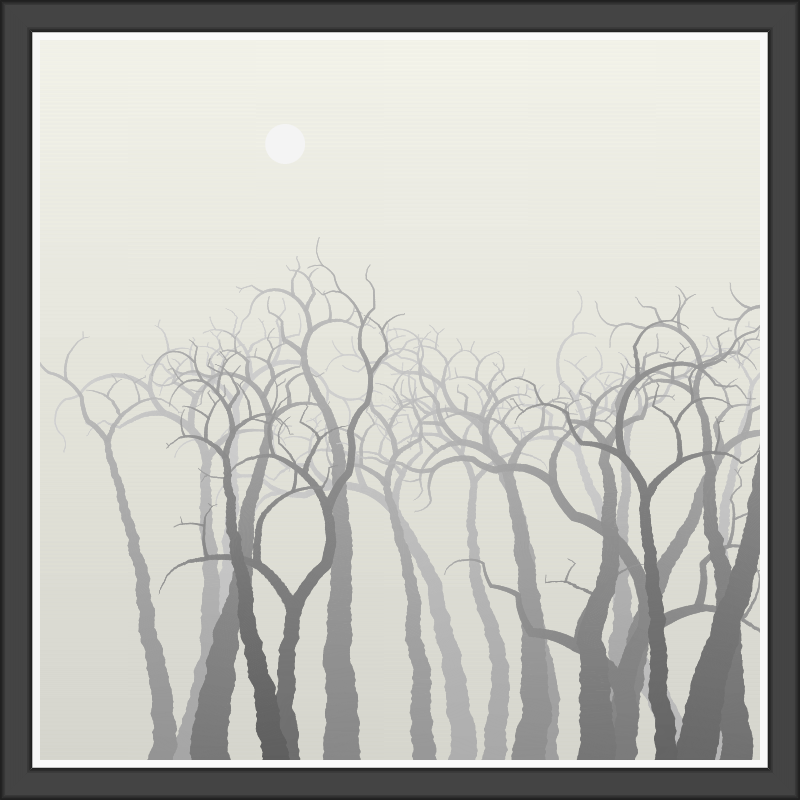 The Foggy Trees #80