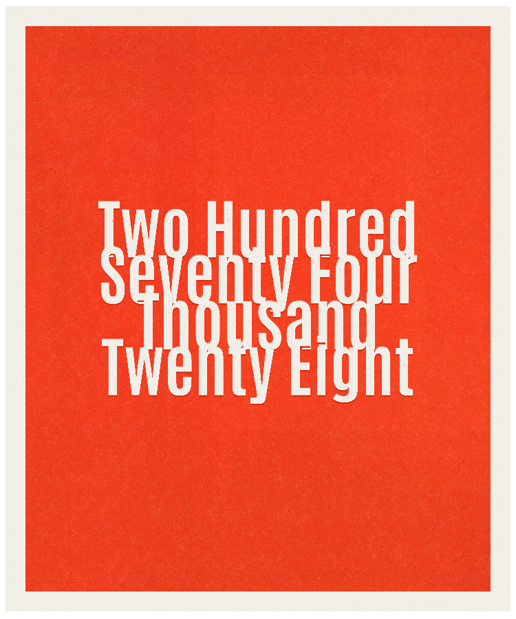 Count #274028