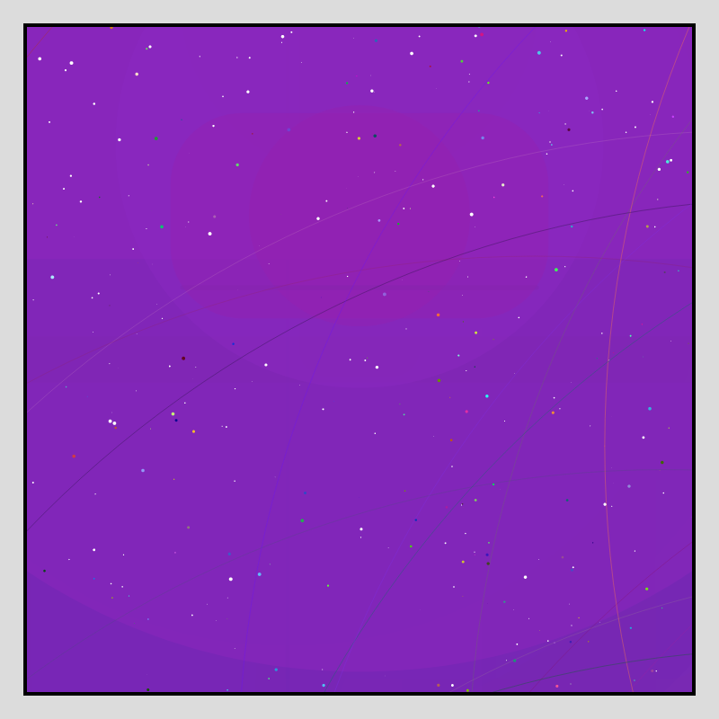 Color Field Starry B #146