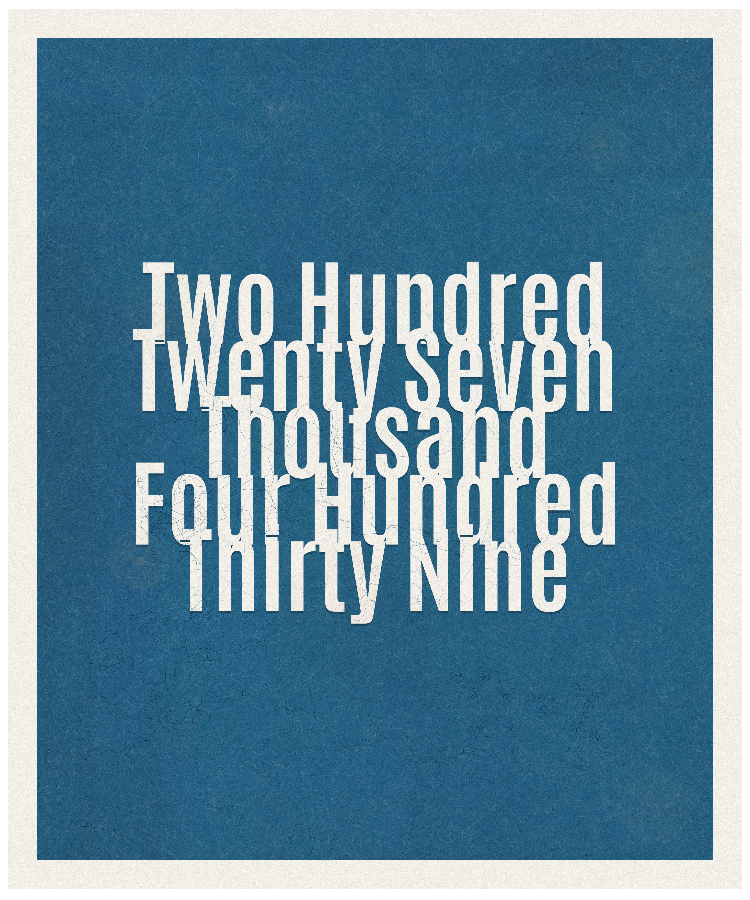 Count #227439