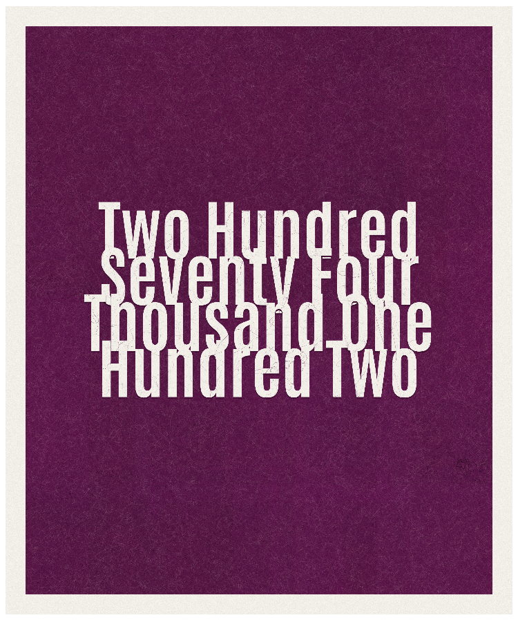 Count #274102