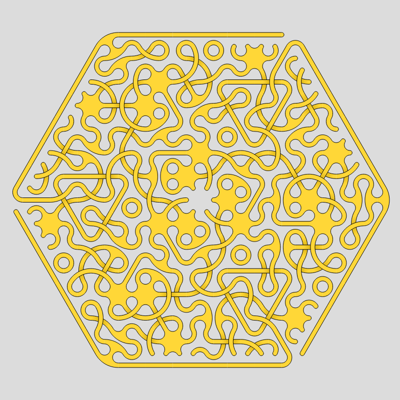 Truchet Threefold Symmetry #27