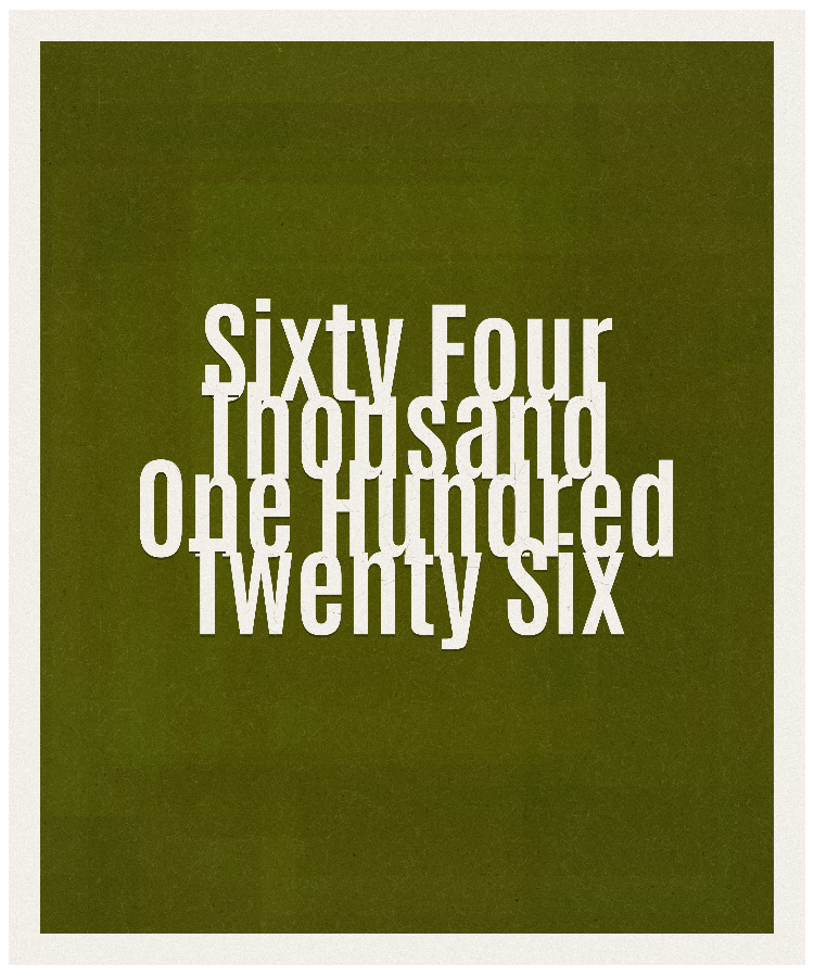 Count #64126