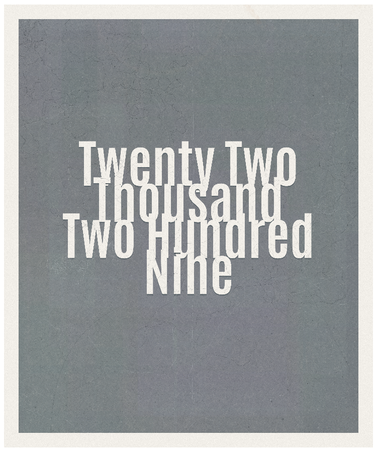 Count #22209