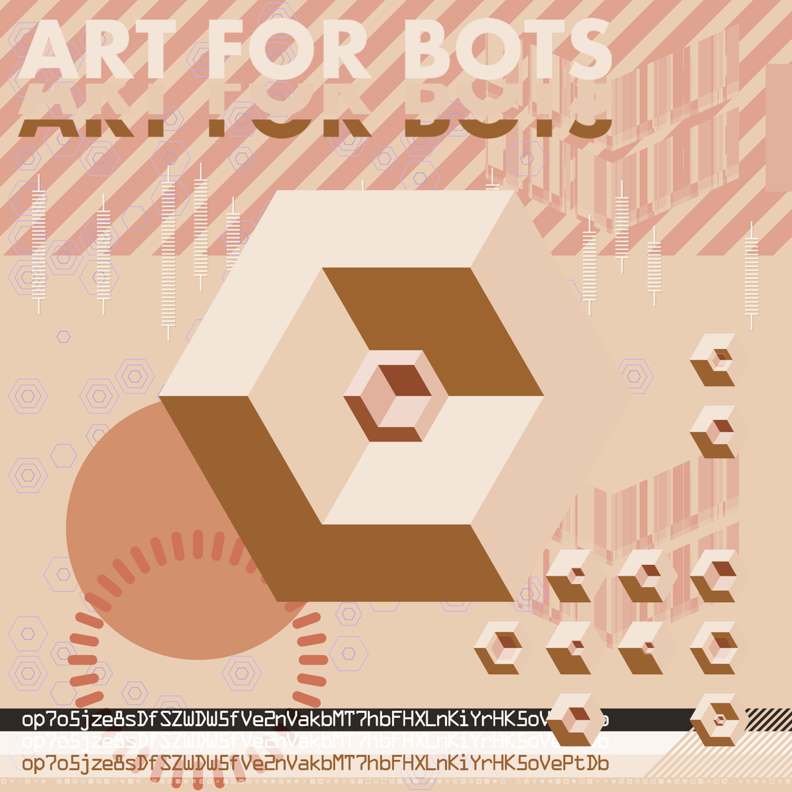 Hexagones - Art for Bots for Humans #7