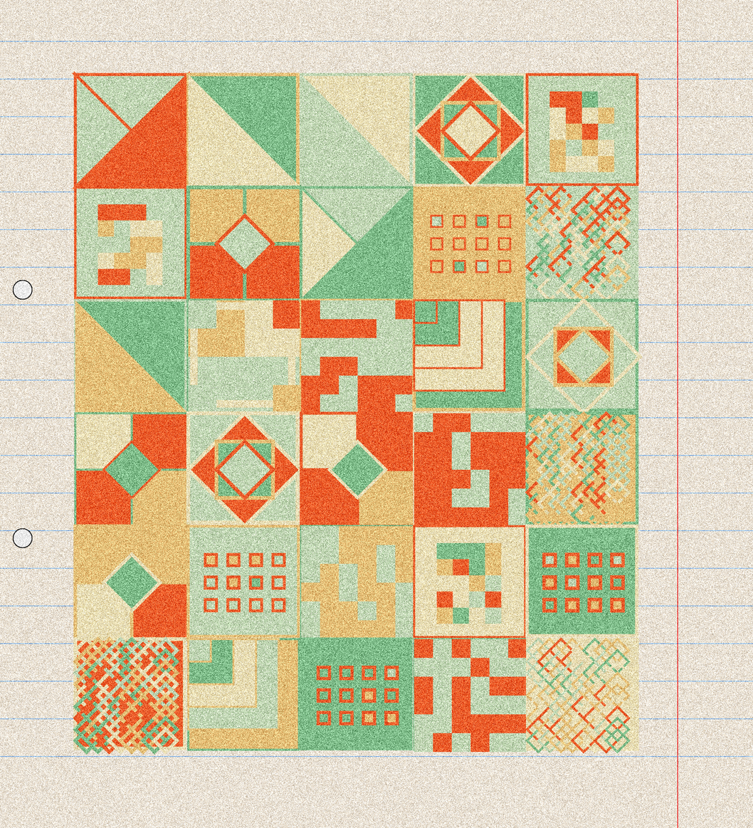 sketchbook page 8: annoying grid #13