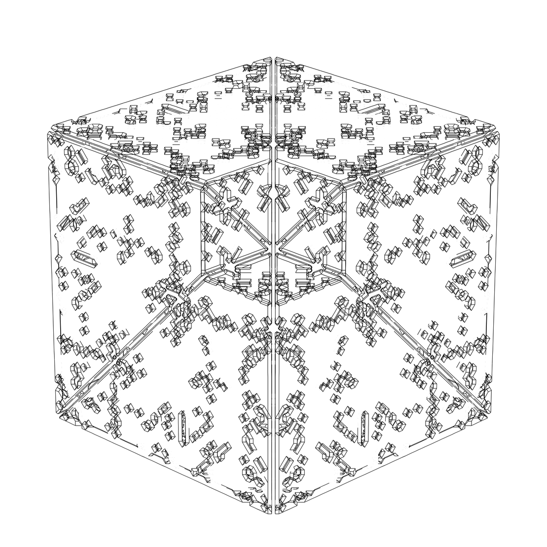 LL21 Alien Art Cube #13