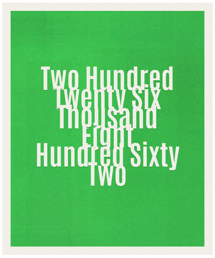 Count #226862