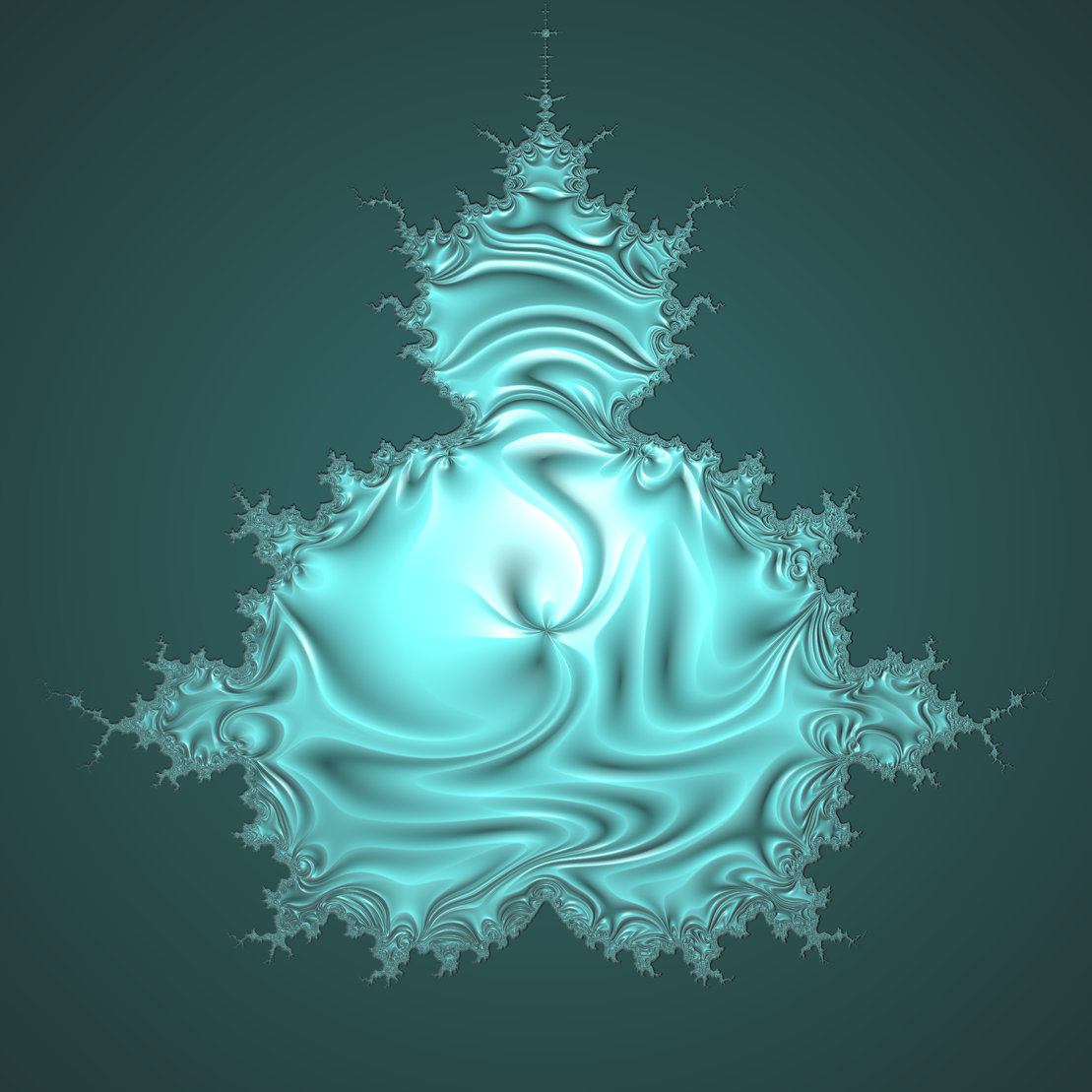 Warped Mandelbrot Fractal #17