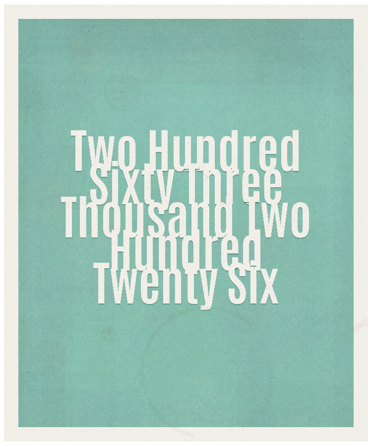 Count #263226