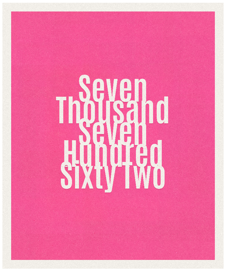 Count #7762