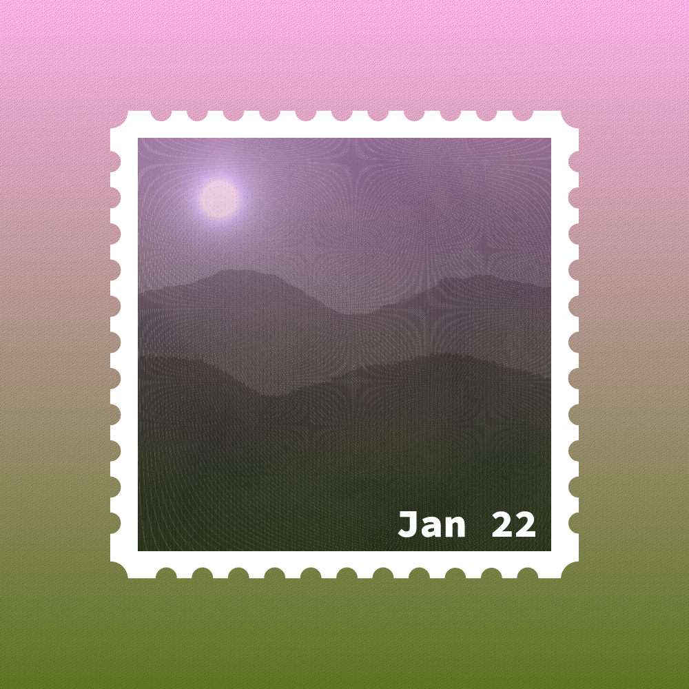 January 2022 stamp #2