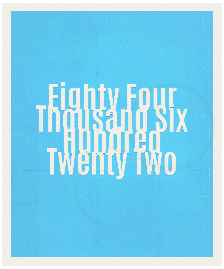 Count #84622