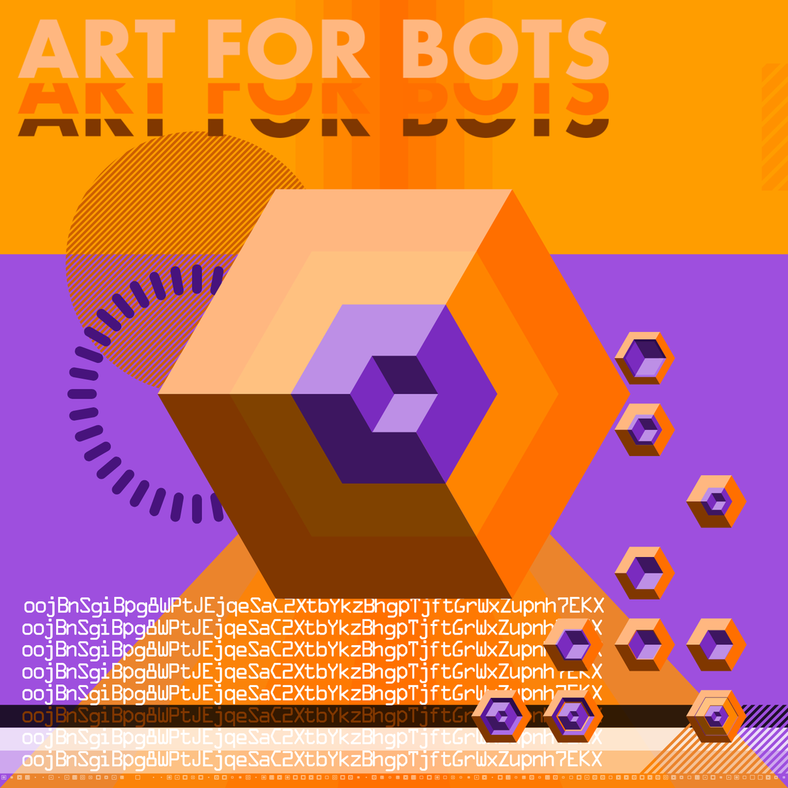 Hexagones - Art for Bots for Humans #24