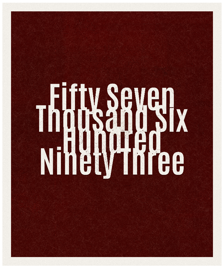 Count #57693