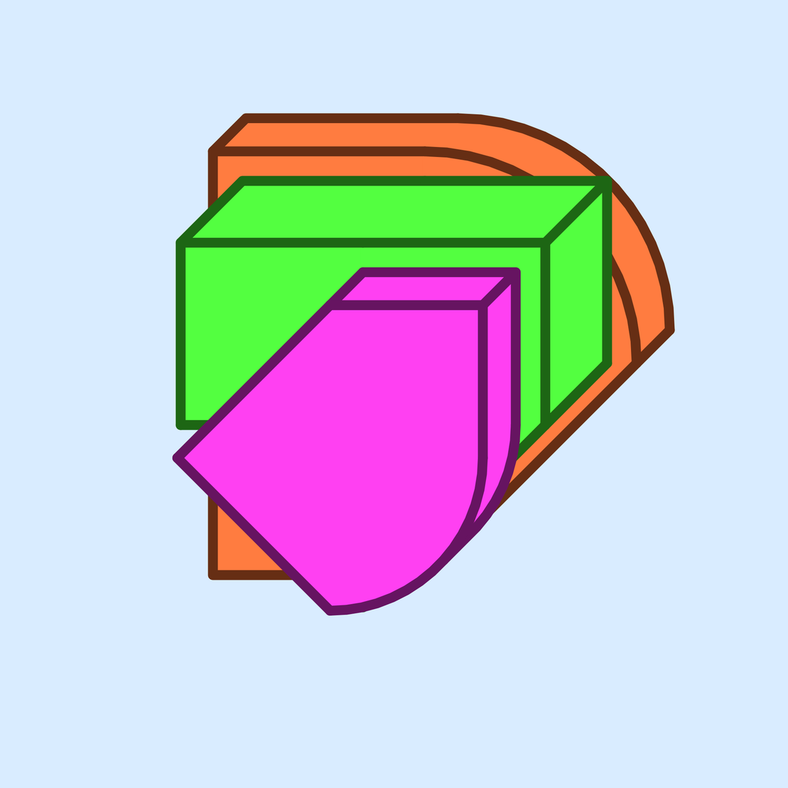 Calm shapes #1849