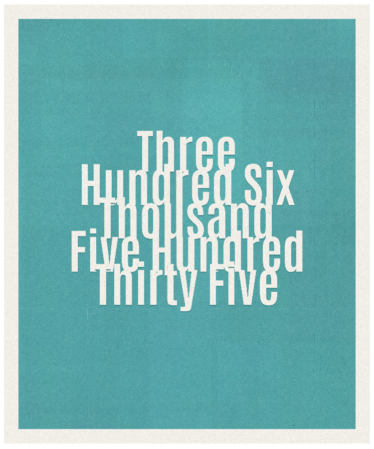 Count #306535