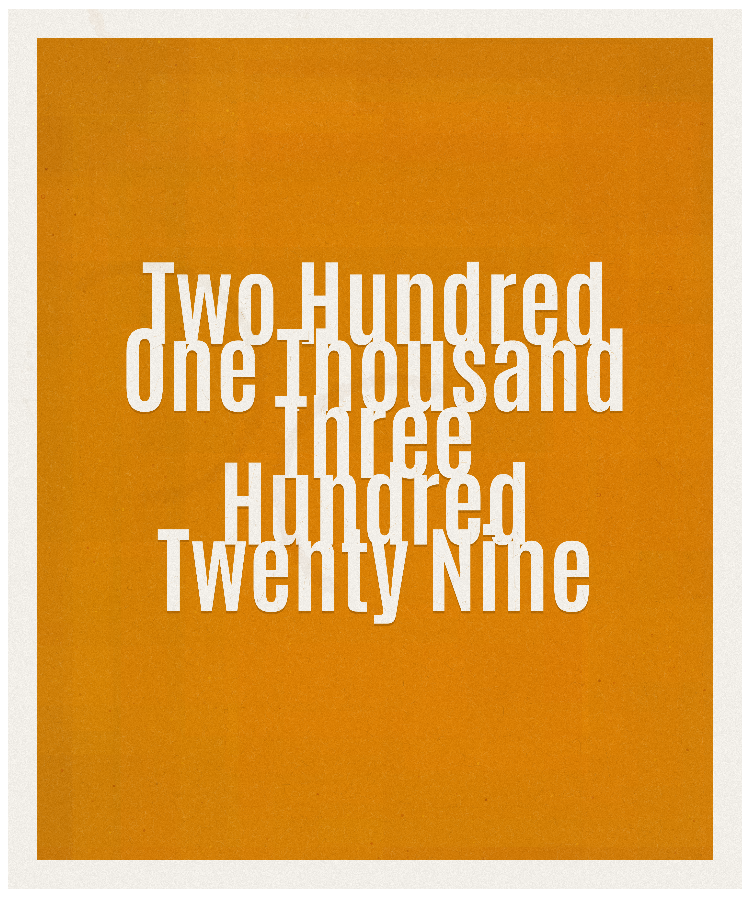 Count #201329