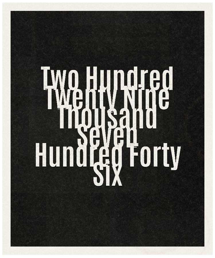 Count #229746
