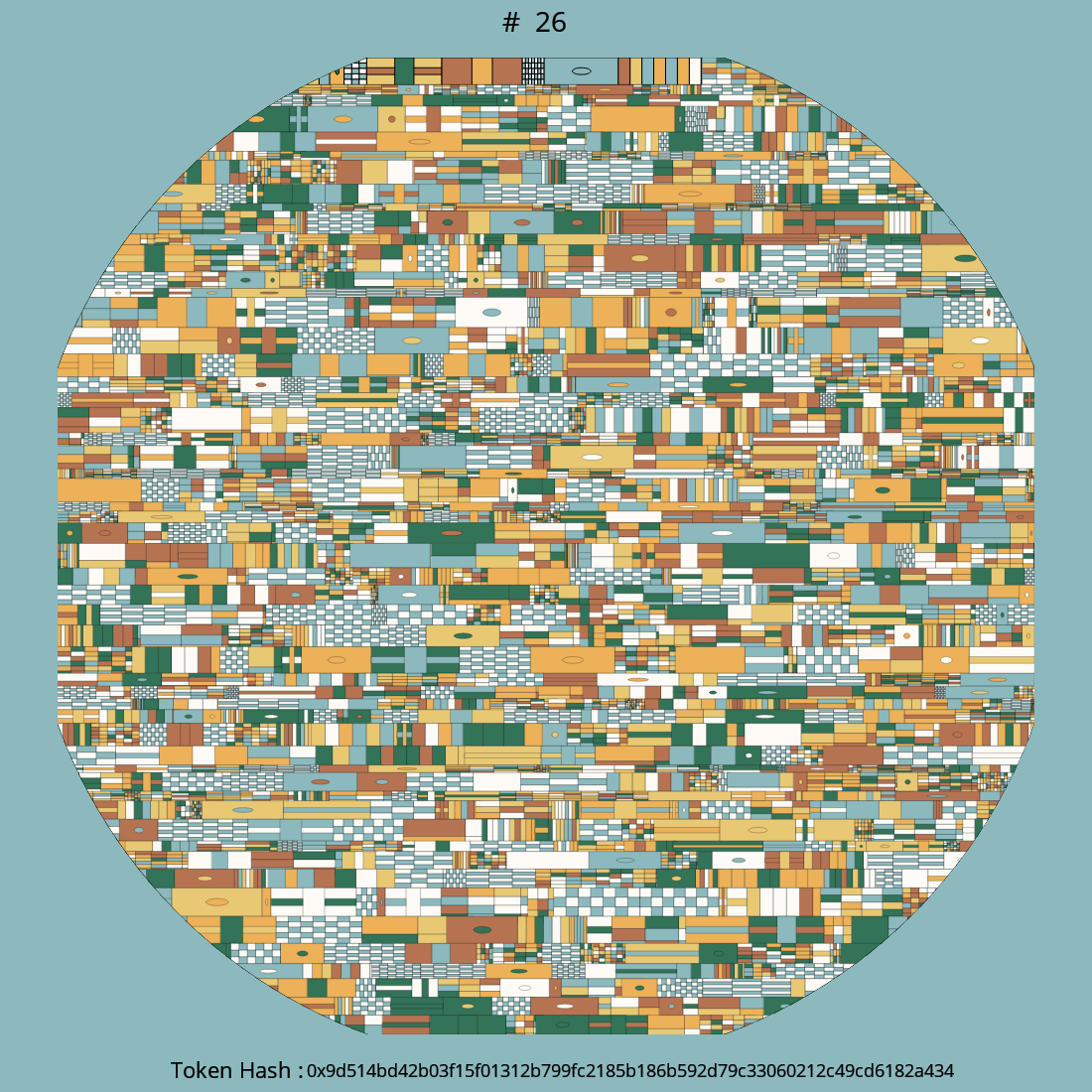 Abstracte Raster:The last piece #26