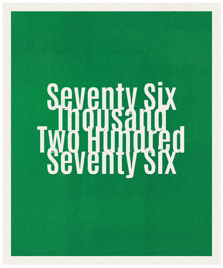 Count #76276