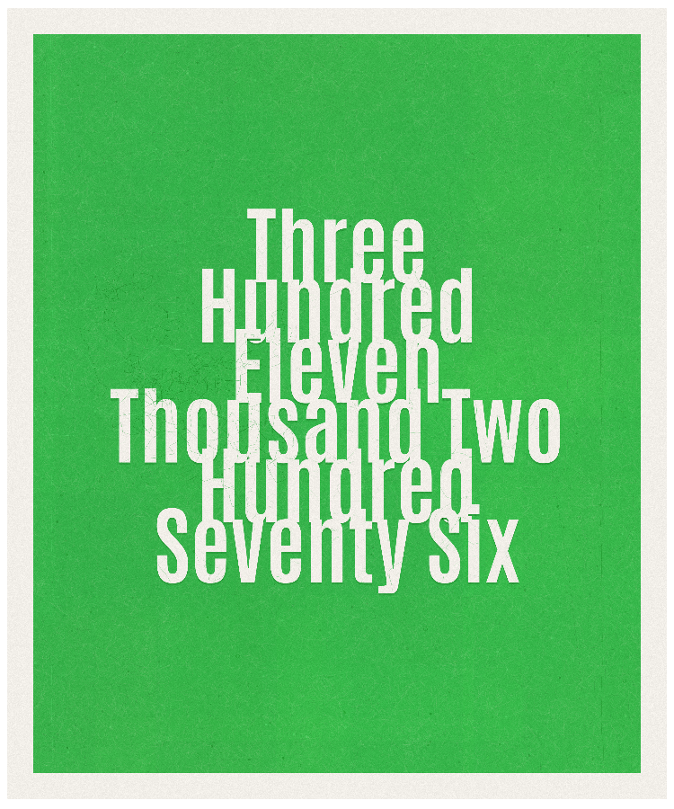 Count #311276
