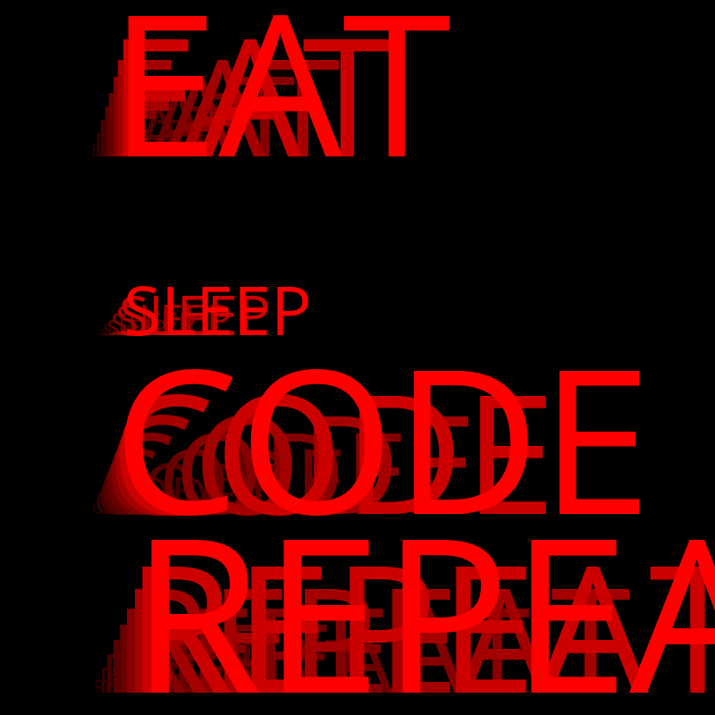 Eat Sleep Code Repeat #44