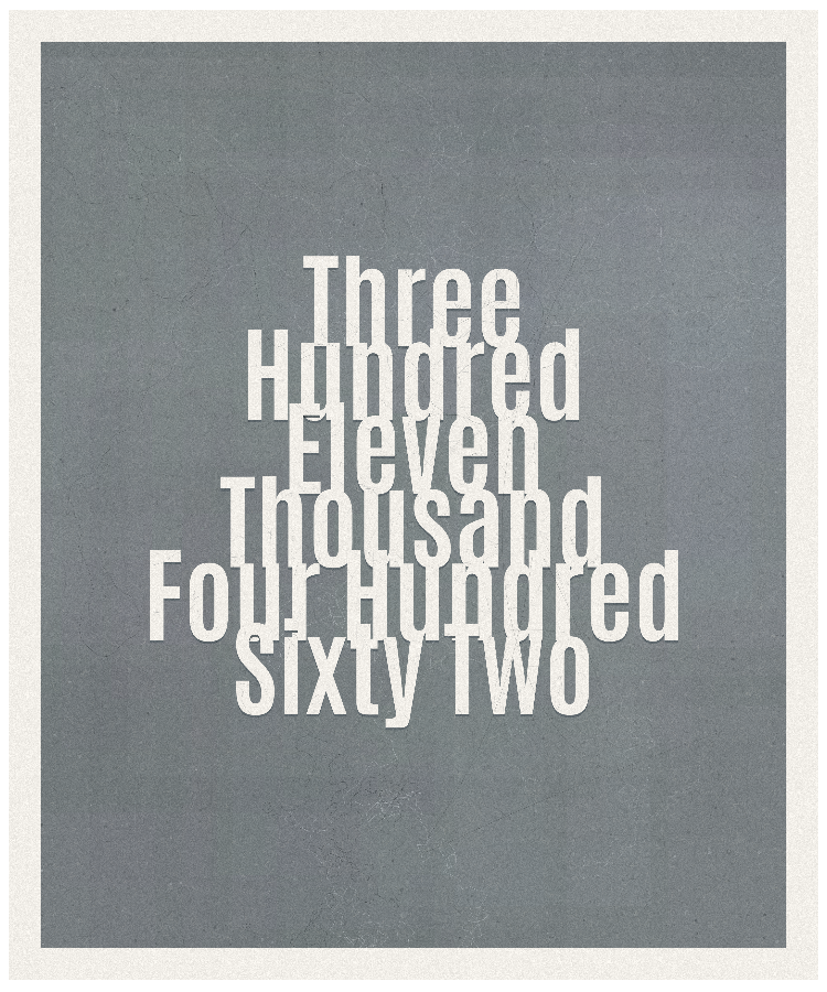 Count #311462