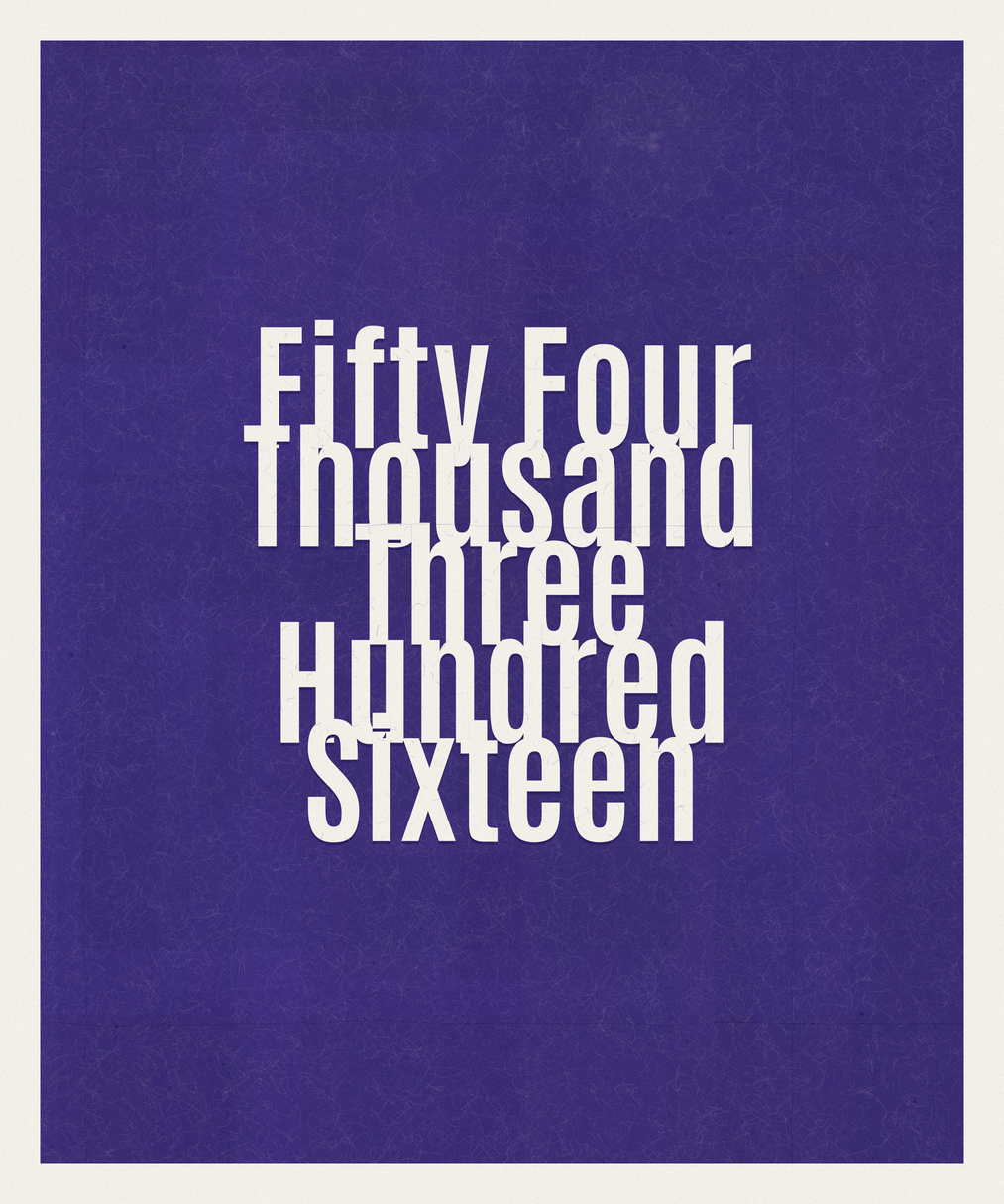 Count #54316