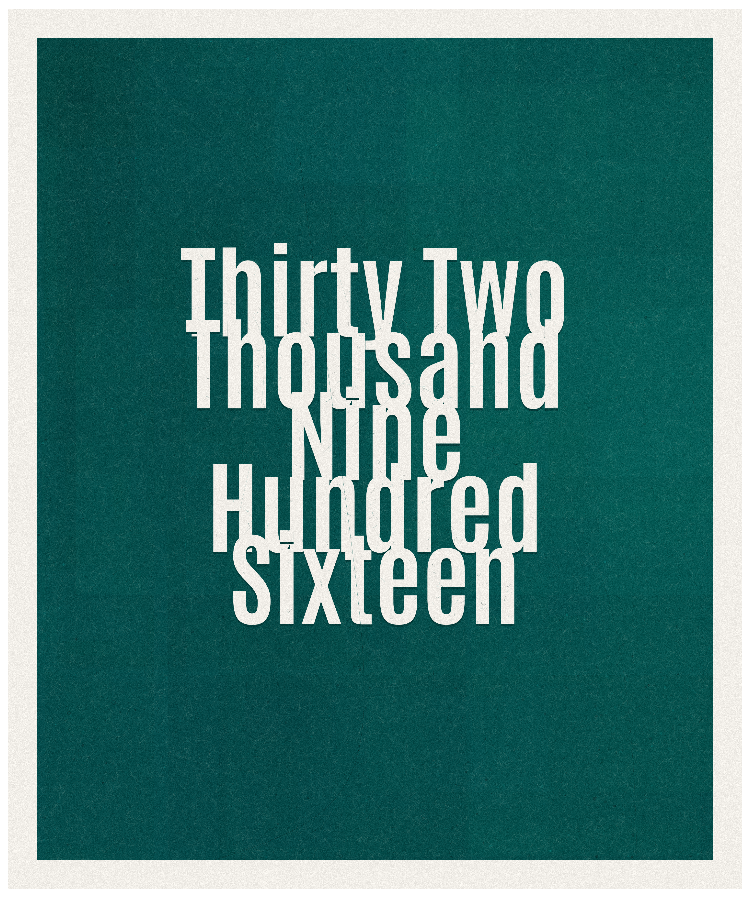 Count #32916