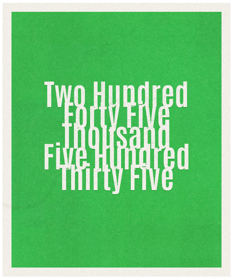 Count #245535