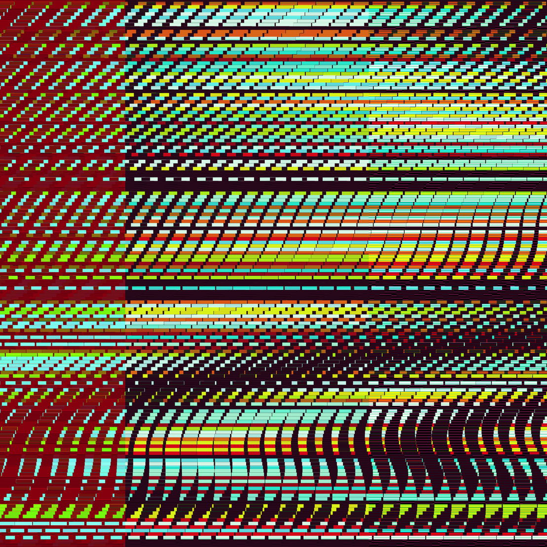 Glitchometry Stripes #60