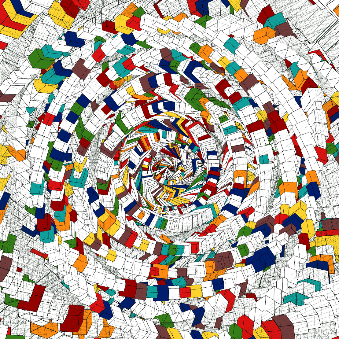 Arranged mess #60