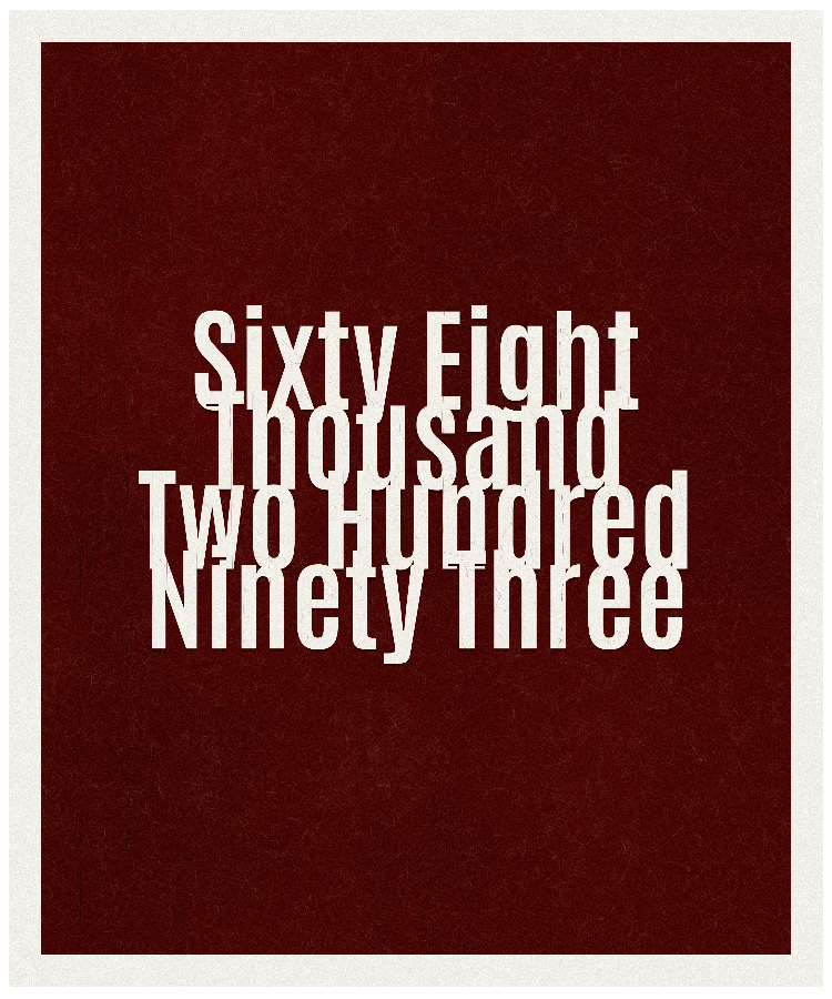 Count #68293