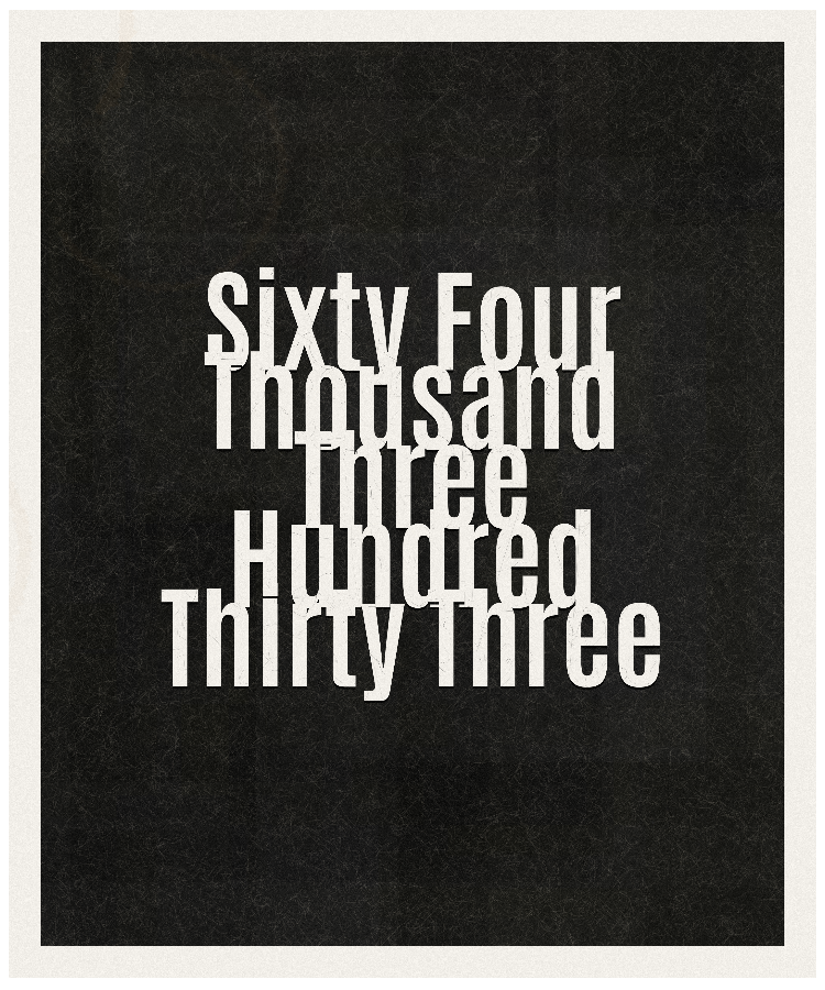 Count #64333