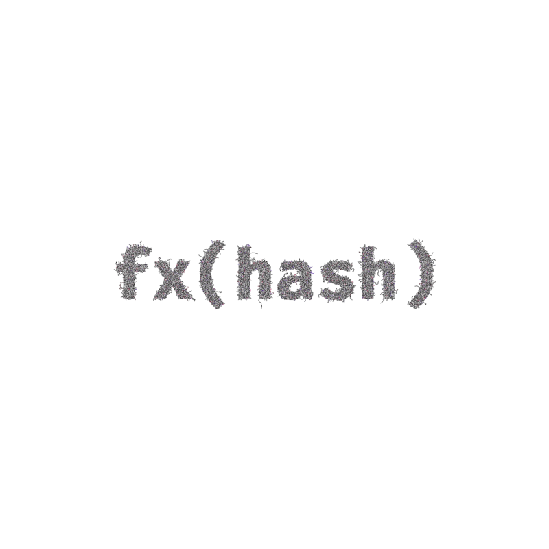 FXHASH Generative Logo #122