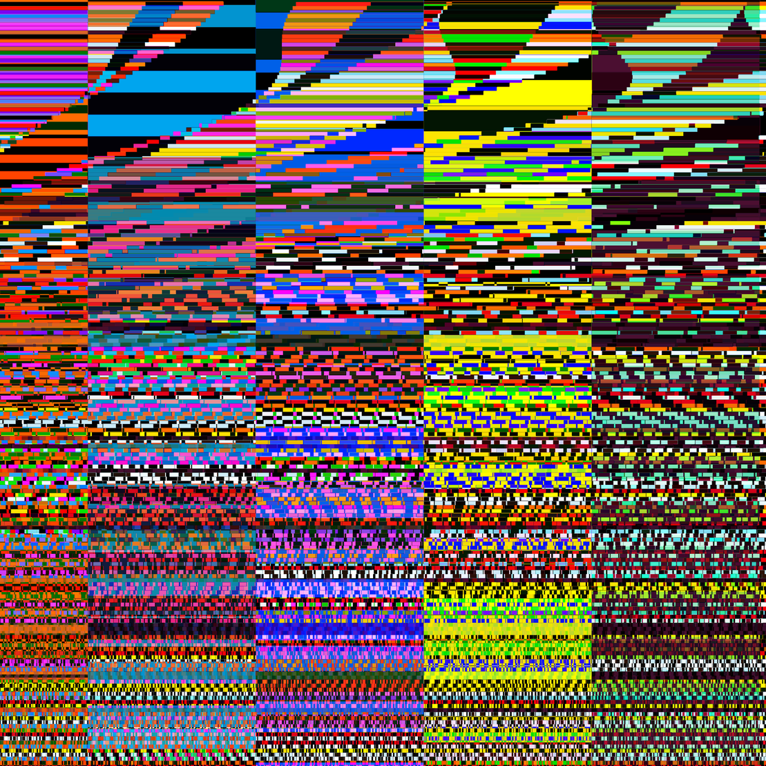 Glitchometry Stripes #31