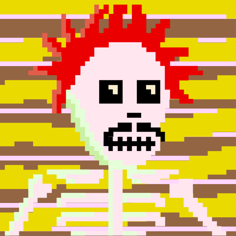 PIXEL SKULLETTI 1 #206