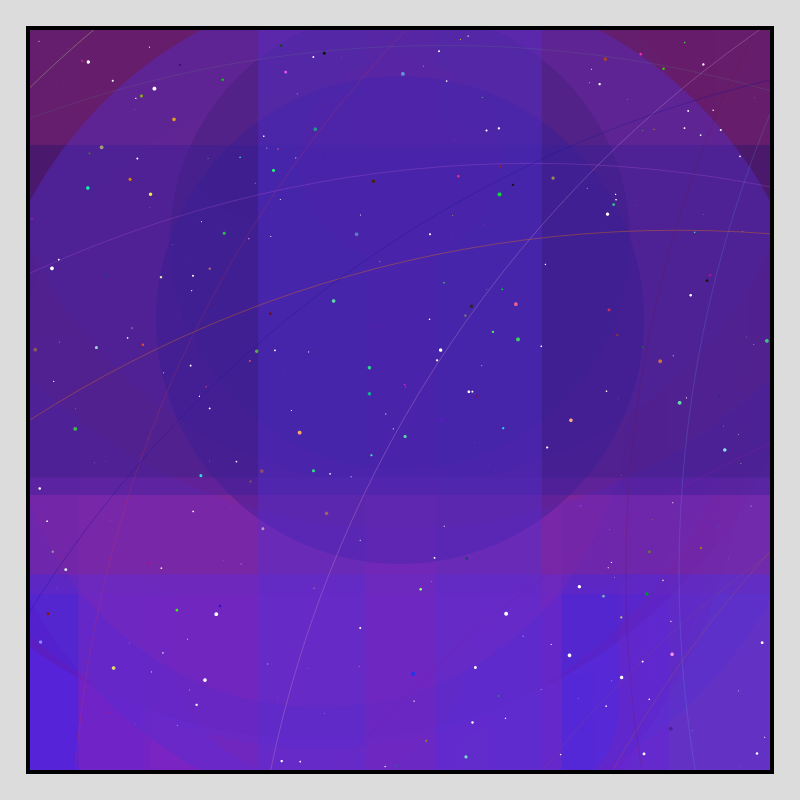 Color Field Starry B #241