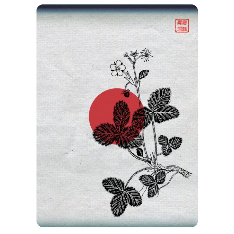 Zen flower card  #21