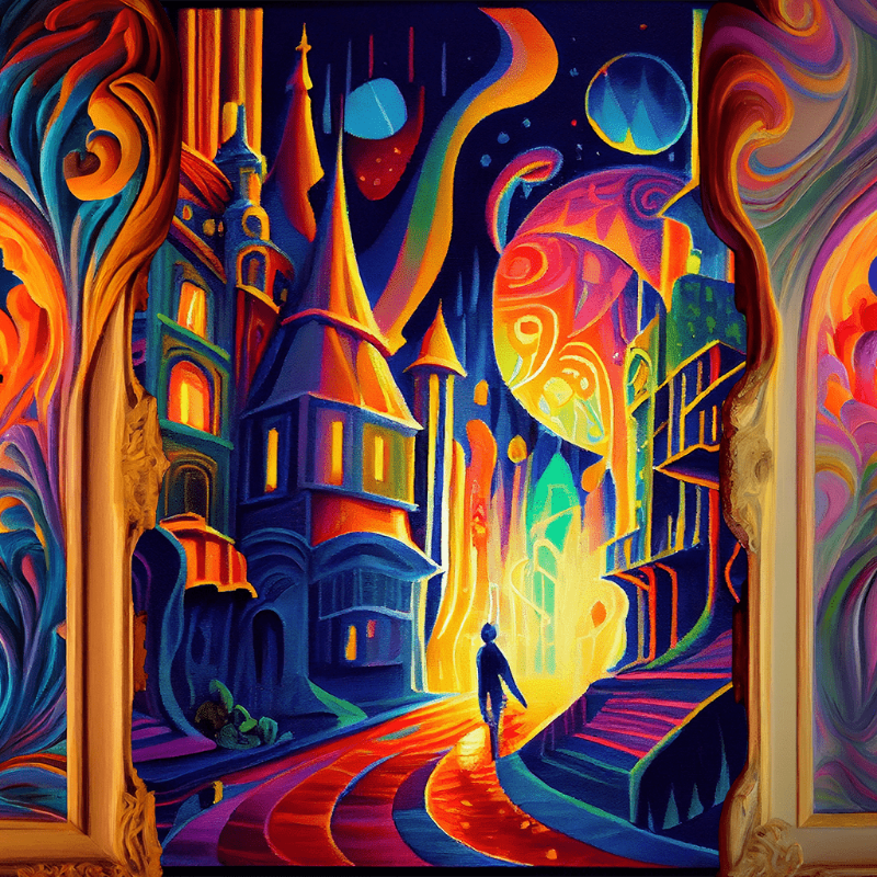 AI Psychedelic City