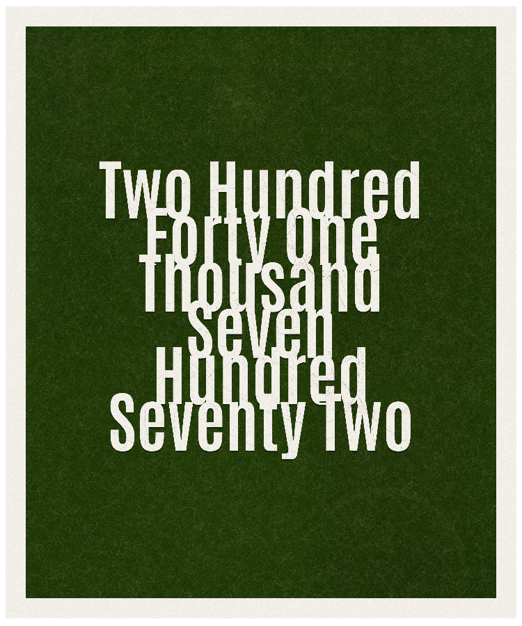 Count #241772
