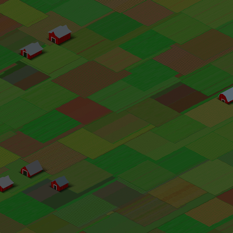 RED FARMS IN A QUIET COUNTY #12