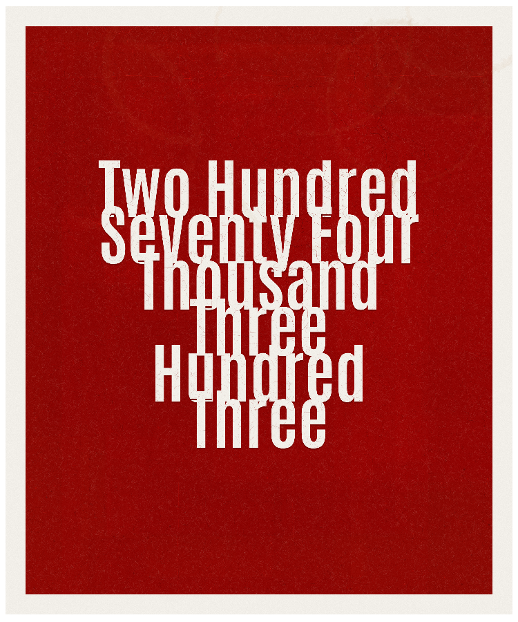 Count #274303