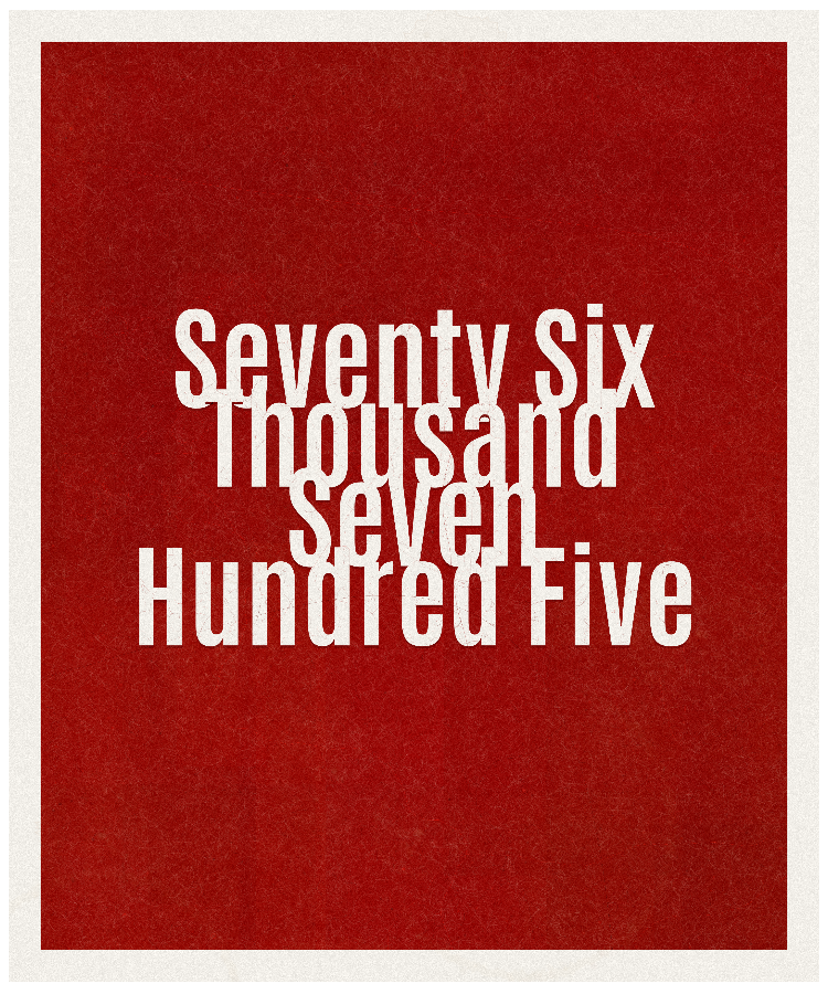 Count #76705